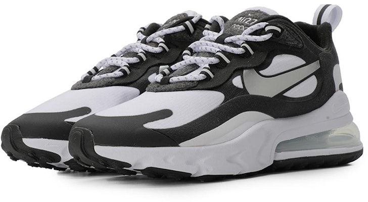 (W) Nike Air Max 270 React 'Putih Perak Metalik' CQ4805-101 Lookbook (W) Nike Air Max 270 React 'Putih Perak Metalik' CQ4805-101