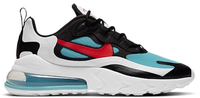 (Women) Nike Air Max 270 React 'Bleached Aqua Chile Red' DA4288-001 (Women) Nike Air Max 270 React 'Bleached Aqua Chile Red' DA4288-001