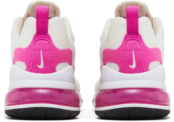 (W) Nike Air Max 270 React 'Fire Pink' Wanita CJ0619-100 Details for (W) Nike Air Max 270 React 'Fire Pink' Wanita CJ0619-100
