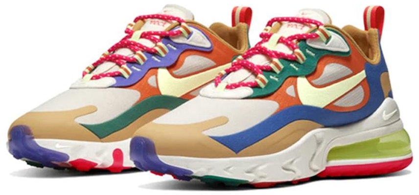 (W) 耐克 Air Max 270 React '多彩' CQ4805-071 Lookbook (W) 耐克 Air Max 270 React '多彩' CQ4805-071