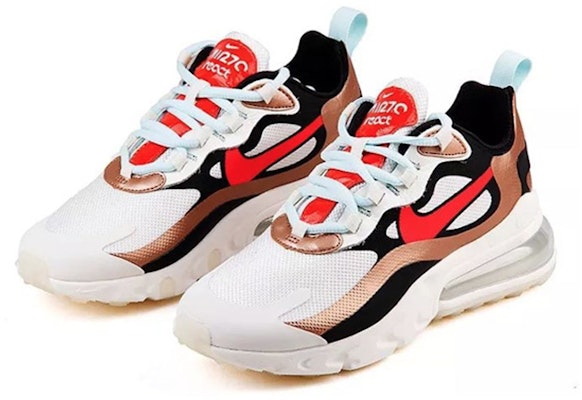 (W) 耐克Air Max 270 React '红铜色' CT3428-100 Order (W) 耐克Air Max 270 React '红铜色' CT3428-100