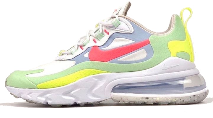 (W) 耐克Air Max 270 React '再生鞋底-黄瓜绿' DB5927-161 Buy (W) 耐克Air Max 270 React '再生鞋底-黄瓜绿' DB5927-161