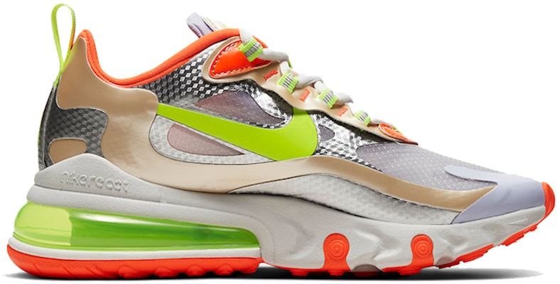 (W) 耐克Air Max 270 React '银色' CQ0210-101 Order (W) 耐克Air Max 270 React '银色' CQ0210-101