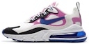Buy (W) Nike Air Max 270 React 'Putih Fuchsia Biru' CI3899-100