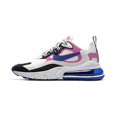(W) Nike Air Max 270 React 'White Fuchsia Blue'
