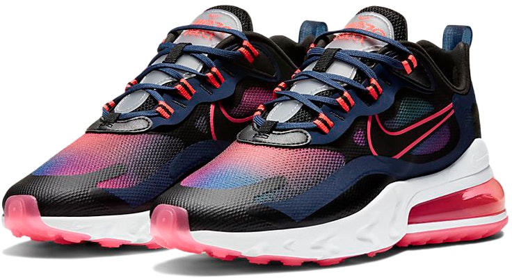 (Women) Nike Air Max 270 React SE 'Midnight Navy Crimson' CK6929-400 Lookbook (Women) Nike Air Max 270 React SE 'Midnight Navy Crimson' CK6929-400