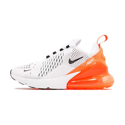 (W) Nike Air Max 270 White Black Orange