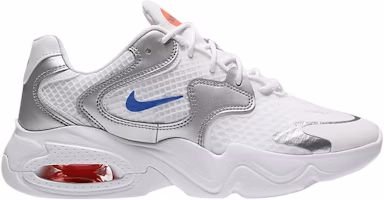 (Women) Nike Air Max 2X 'White Metallic Silver' CK2947-102 (Women) Nike Air Max 2X 'White Metallic Silver' CK2947-102