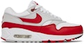 Buy (W) ナイキ エア マックス 90/1 白/ユニバーシティレッド AQ1273-100
