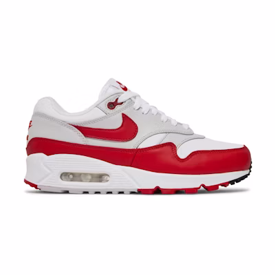 (W) Nike Air Max 90/1 White University Red