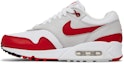 Lookbook (W) ナイキ エア マックス 90/1 白/ユニバーシティレッド AQ1273-100