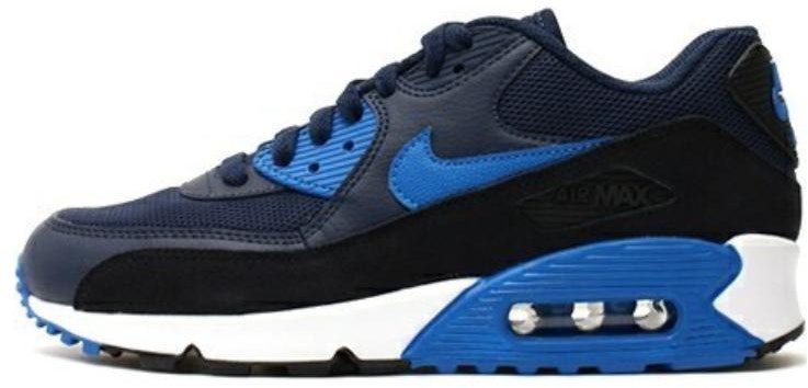 women-nike-air-max-90-black-blue-616730-401