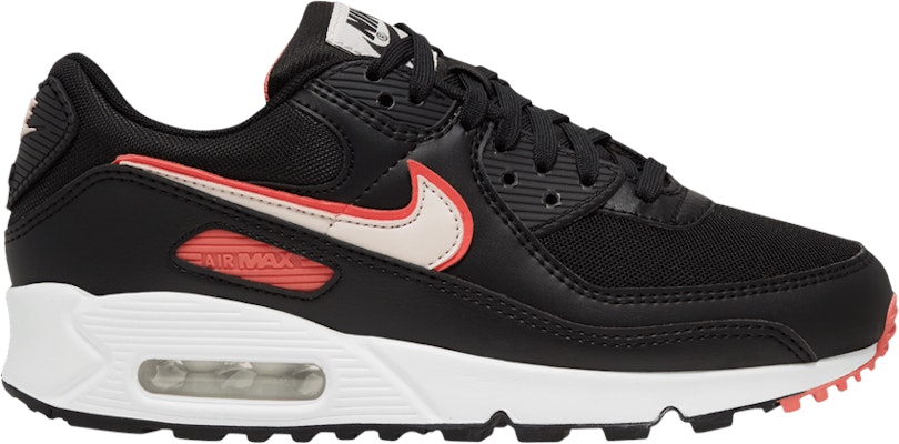 Women Nike Air Max 90 Black Light Soft Pink DA8726 001 DA8726