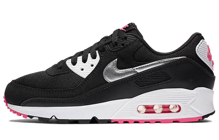 Buy (W) Nike Air Max 90 'Negro Plata Metálica' DA4281-001