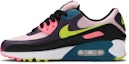 Lookbook (W) (여성용) 나이키 에어 맥스 90 '다크 레이즌 사이버' CV8819-500 CV8819-500