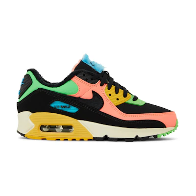 (W) Nike Air Max 90 'Fur Multi-Color'