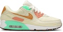 Buy (W) Nike Air Max 90 'Happy Pineapple' Lelaki Wanita Kasut Mesh Buah Nanas Gembira DC5211-100