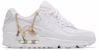 (W) Nike Air Max 90 'Lucky Charms Putih Emas Metalik' DH0569-100