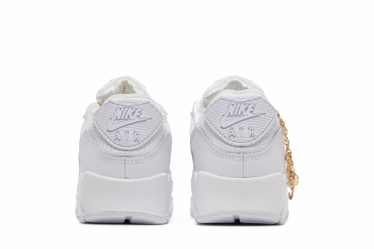 (Women) Nike Air Max 90 'Lucky Charms White Metallic Gold'