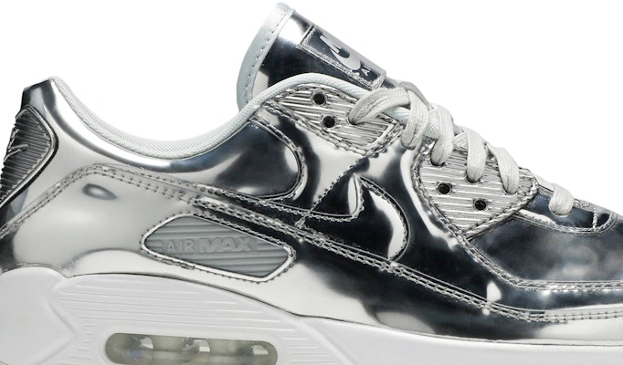 (Women) Nike Air Max 90 'Metallic Pack - Chrome' CQ6639-001 Order (Women) Nike Air Max 90 'Metallic Pack - Chrome' CQ6639-001