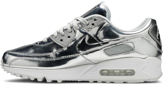 (W) 耐克Air Max 90 '金属包 - 铬色' CQ6639-001 Lookbook (W) 耐克Air Max 90 '金属包 - 铬色' CQ6639-001