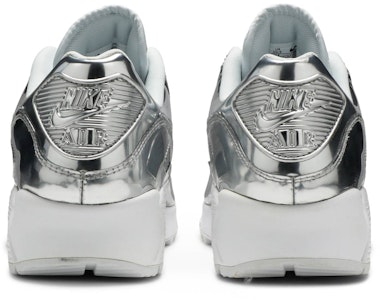 (W) 耐克Air Max 90 '金属包 - 铬色' CQ6639-001 Details for (W) 耐克Air Max 90 '金属包 - 铬色' CQ6639-001