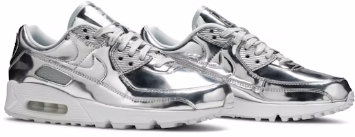Cheap (女性)Nike Air Max 90「金屬系列 - 鉻」CQ6639-001