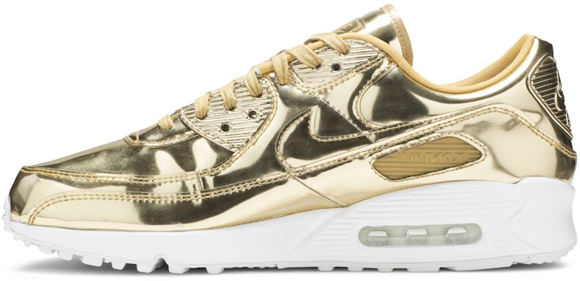 (Women) Nike Air Max 90 'Metallic Pack - Gold' CQ6639-700 Lookbook (Women) Nike Air Max 90 'Metallic Pack - Gold' CQ6639-700