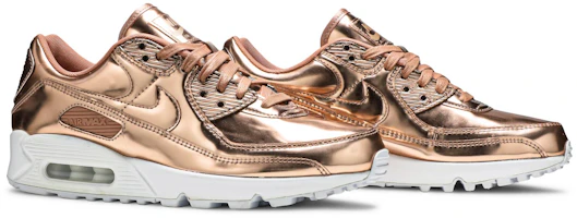 Cheap (Women) Nike Air Max 90 'Metallic Rose Gold' CQ6639-600