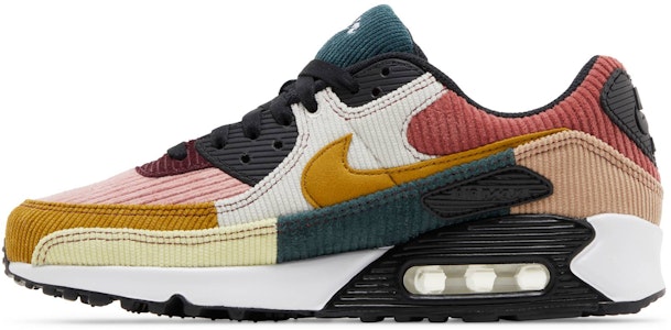 (W) Nike Air Max 90 'Pelbagai Warna Corduroy' FB8455-001 Lookbook (W) Nike Air Max 90 'Pelbagai Warna Corduroy' FB8455-001