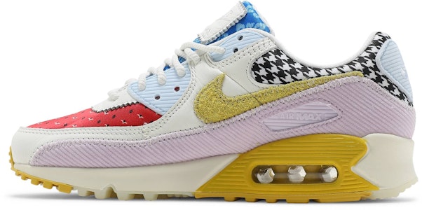 (Women) Nike Air Max 90 'Patchwork' DM8075-100 Lookbook (Women) Nike Air Max 90 'Patchwork' DM8075-100