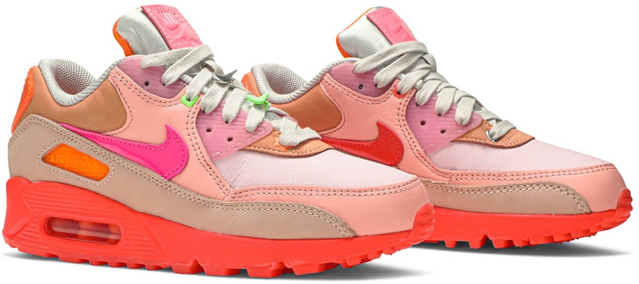(W) Nike Air Max 90 'Platinum Crimson' Lelaki/Kasut Perempuan Edisi Eksklusif CT3449-600 Cheap (W) Nike Air Max 90 'Platinum Crimson' Lelaki/Kasut Perempuan Edisi Eksklusif CT3449-600