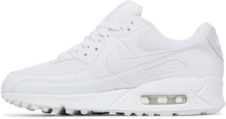 (W) Nike Air Max 90 ''Triple White'' Wit DH8010-100 Shop (W) Nike Air Max 90 ''Triple White'' Wit DH8010-100