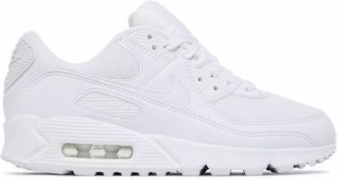 (Women) Nike Air Max 90 'Triple White' DH8010-100 (Women) Nike Air Max 90 'Triple White' DH8010-100