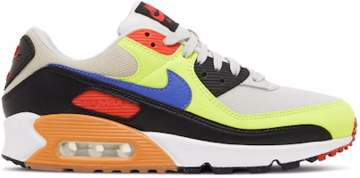 (Women) Nike Air Max 90 'Volt Light Bone Ultramarine' DH8010-003 (Women) Nike Air Max 90 'Volt Light Bone Ultramarine' DH8010-003