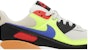 (W) Nike Air Max 90 'Volt Light Bone Ultramarine' Lelaki Wanita Sneakers DH8010-003