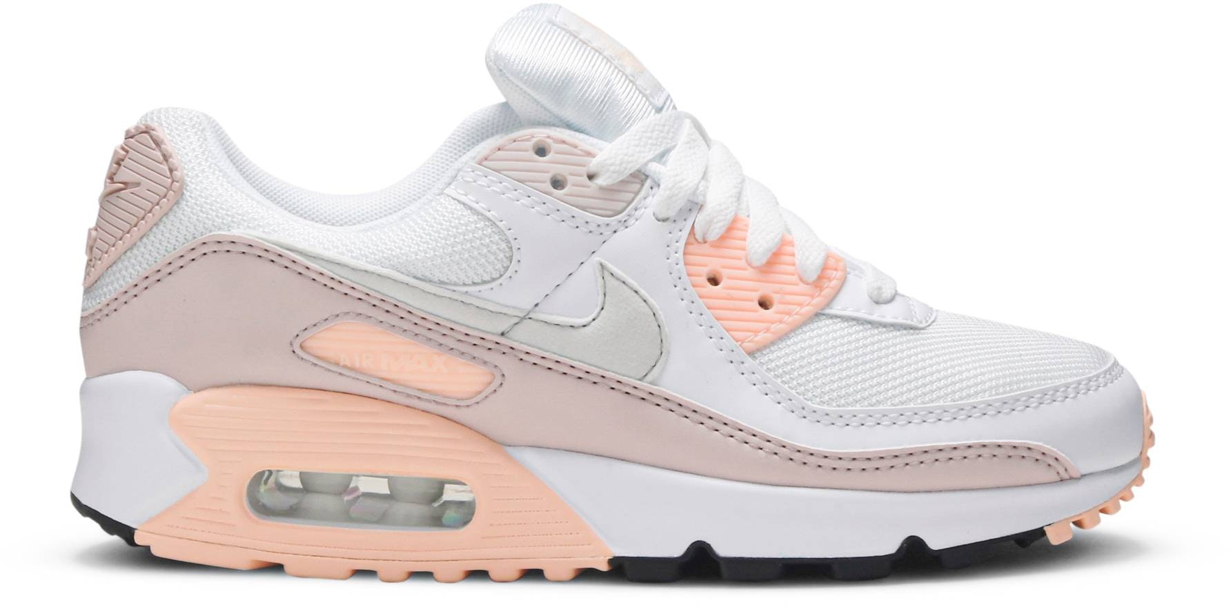 Women) Nike Air Max 90 'White Barely Rose' CT1030‑101 - CT1030-101