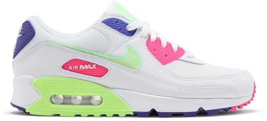 (W) Nike Air Max 90 'Putih Indigo Burst Volt' DH0250-100 Buy (W) Nike Air Max 90 'Putih Indigo Burst Volt' DH0250-100