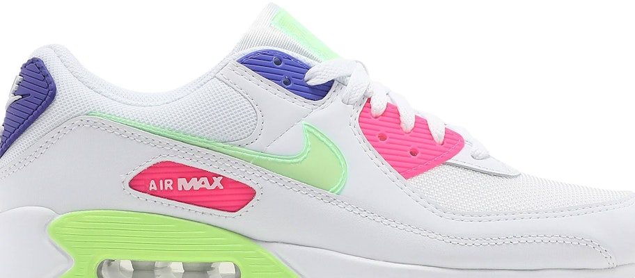 耐吉 Air Max 90 Bright Neon 低筒 跑步鞋 男款 粉綠藍 Order 耐吉 Air Max 90 Bright Neon 低筒 跑步鞋 男款 粉綠藍