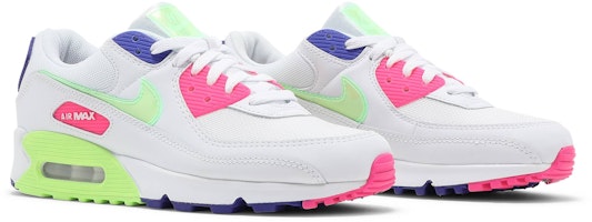 (W) Nike Air Max 90 'Putih Indigo Burst Volt' DH0250-100 Cheap (W) Nike Air Max 90 'Putih Indigo Burst Volt' DH0250-100