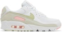 Buy (W) 나이키 에어맥스 90 '화이트 라이트 올리브 핑크' DM2874-100