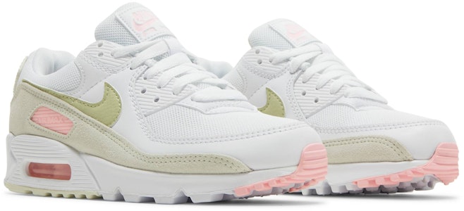 Nike Air Max 90 低筒 跑步鞋 男款 白綠粉 Cheap Nike Air Max 90 低筒 跑步鞋 男款 白綠粉