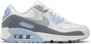 Buy (女性款)Nike Air Max 90 '白色/透光灰/鉻藍/狼灰' 型號 FB8570-100
