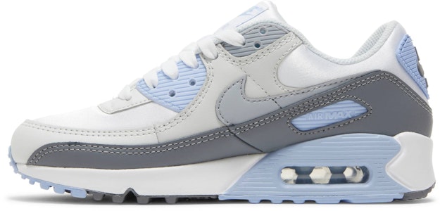 (女性款)Nike Air Max 90 '白色/透光灰/鉻藍/狼灰' 型號 FB8570-100 Lookbook (女性款)Nike Air Max 90 '白色/透光灰/鉻藍/狼灰' 型號 FB8570-100