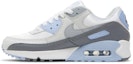 Lookbook (女性款)Nike Air Max 90 '白色/透光灰/鉻藍/狼灰' 型號 FB8570-100