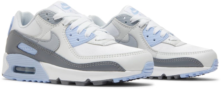(女性款)Nike Air Max 90 '白色/透光灰/鉻藍/狼灰' 型號 FB8570-100 Cheap (女性款)Nike Air Max 90 '白色/透光灰/鉻藍/狼灰' 型號 FB8570-100
