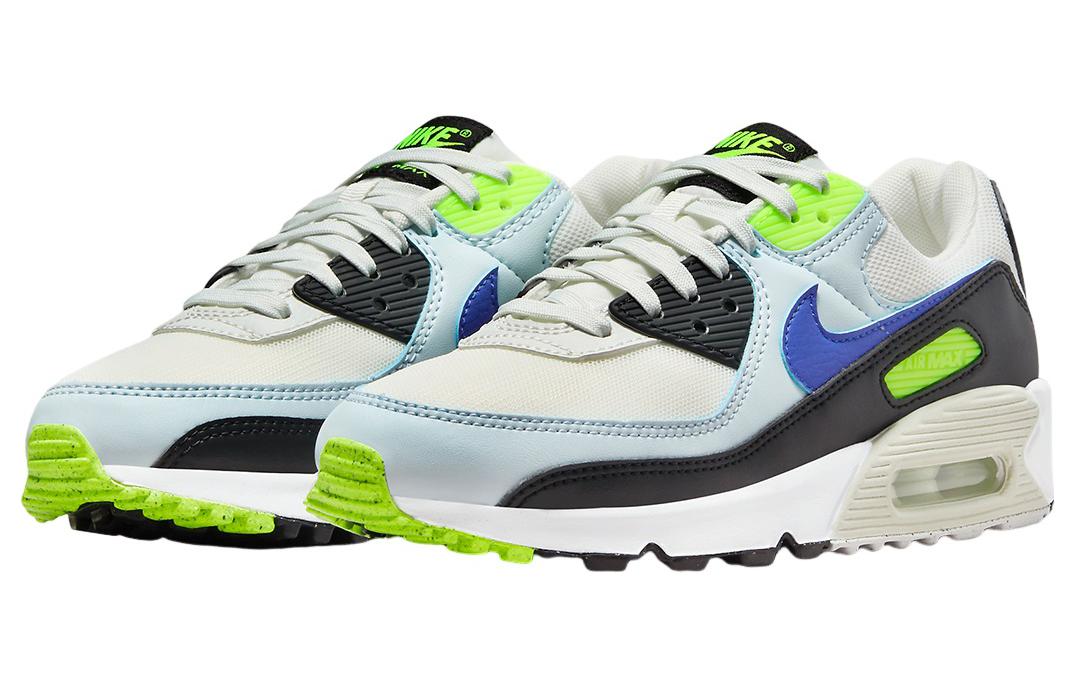 Lookbook Nike Air Max 90 防滑耐磨 低筒 生活休閒鞋 女款 藍黑綠