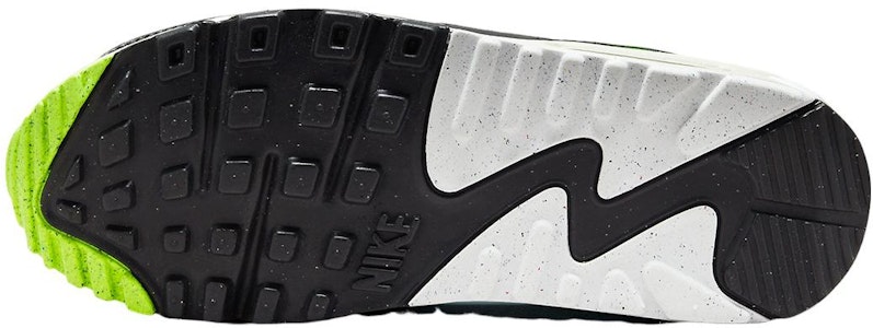 (W) Nike Air Max 90 'Blanco Volt Azul' DH8010-102 Details for (W) Nike Air Max 90 'Blanco Volt Azul' DH8010-102