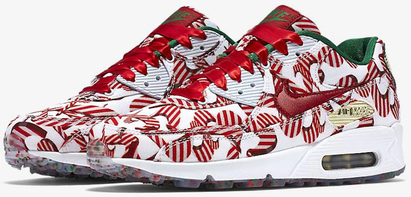 (Women) Nike Air Max 90 Candy Cane Christmas 2015 813150-101 Lookbook (Women) Nike Air Max 90 Candy Cane Christmas 2015 813150-101