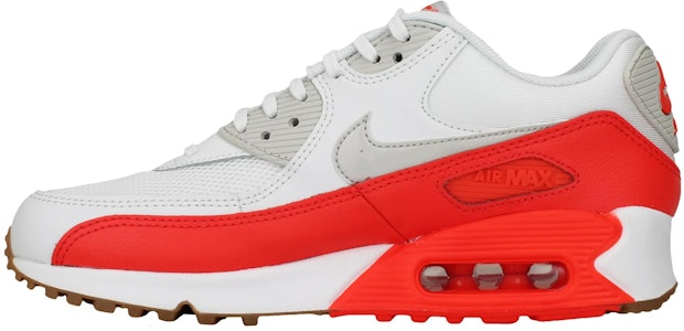 (W) 나이키 에어맥스 90 에센셜 "화이트 브라이트 크림슨" 616730-113 Buy (W) 나이키 에어맥스 90 에센셜 "화이트 브라이트 크림슨" 616730-113